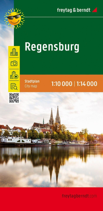 Nyomtatványok Regensburg, Stadtplan 1:14.000 