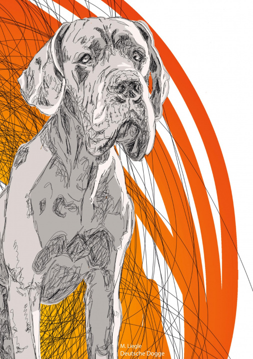 Carte Deutsche Dogge M. Liegle