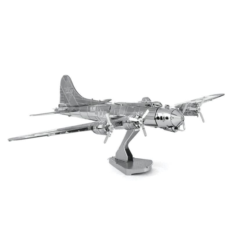 Játék Metal Earth 3D kovový model Bombardér B-17/ Flying Fortress Boeing B-17 