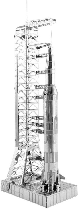 Hra/Hračka Metal Earth 3D kovový model Apollo Saturn V s rampou 