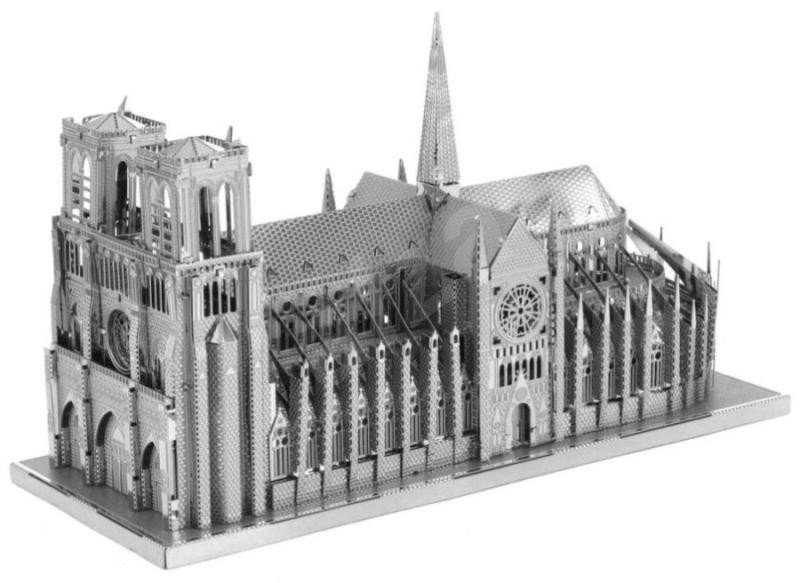 Játék Metal Earth 3D kovový model Katedrála Notre-Dame (ICONX) 
