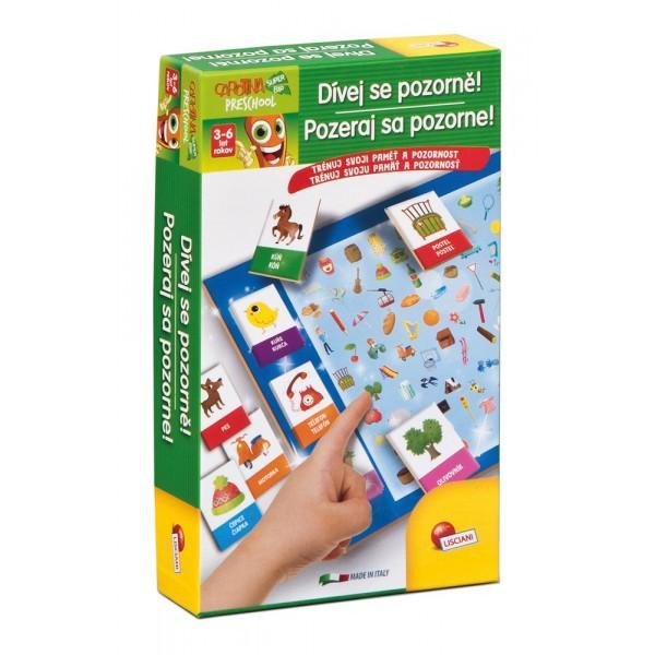 Game/Toy Carotina Preschool: Dívej se pozorně! Trénuj svoji paměť a pozornost 