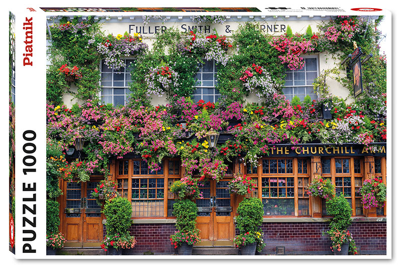 Hra/Hračka Puzzle Churchill Pub in London / 1000 dílků 