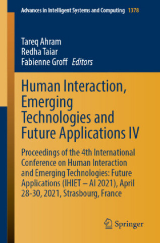 Boek Human Interaction, Emerging Technologies and Future Applications IV Fabienne Groff