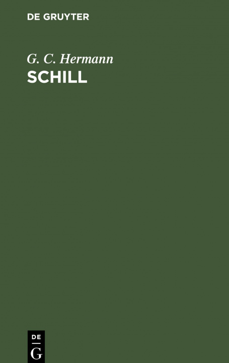 Knjiga Schill G. C. Hermann
