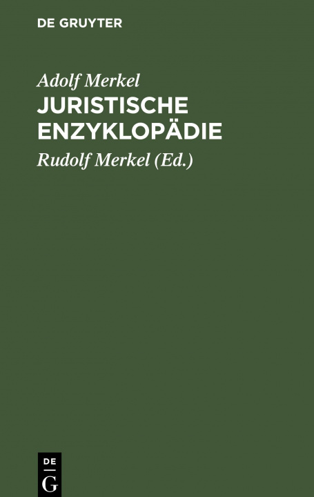 Книга Juristische Enzyklopadie 