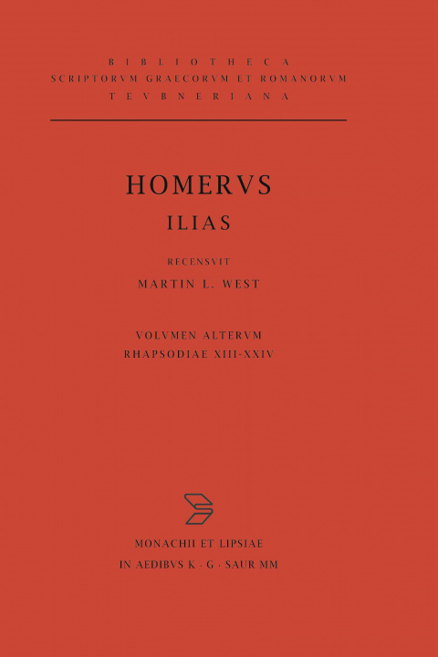 Kniha Homerus Ilias CB 