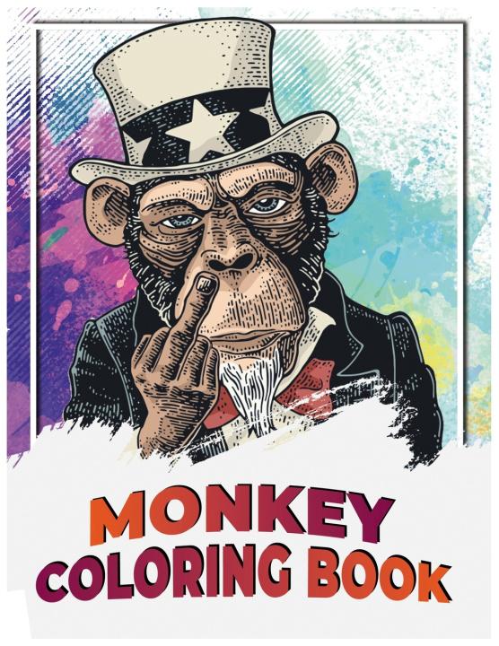 Knjiga Monkey Coloring Book NC Michael NC