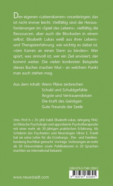 Book Binde deinen Karren an einen Stern Elisabeth Lukas