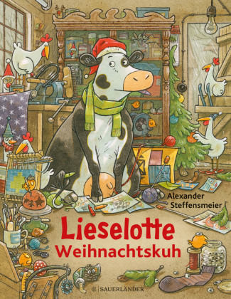 Carte Lieselotte Weihnachtskuh 