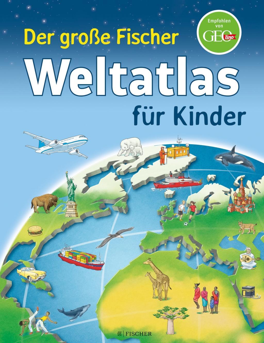 Kniha Der große Fischer Weltatlas für Kinder Stefan Louis Richter