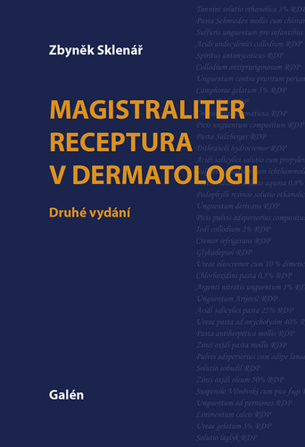 Kniha Magistraliter receptura v dermatologii Zbyněk Sklenář
