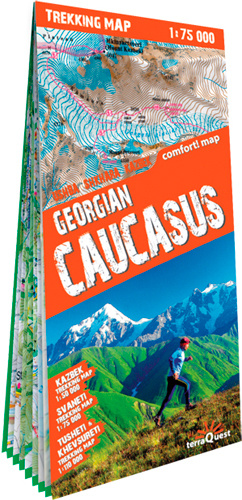 Carte Caucase Géorgien (Ang.) (Carte D'Aventure) - Anglais 