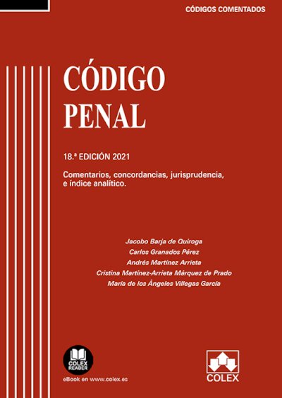Книга Código Penal - Código comentado 18ª Ed. 2021 JACOBO BARJA