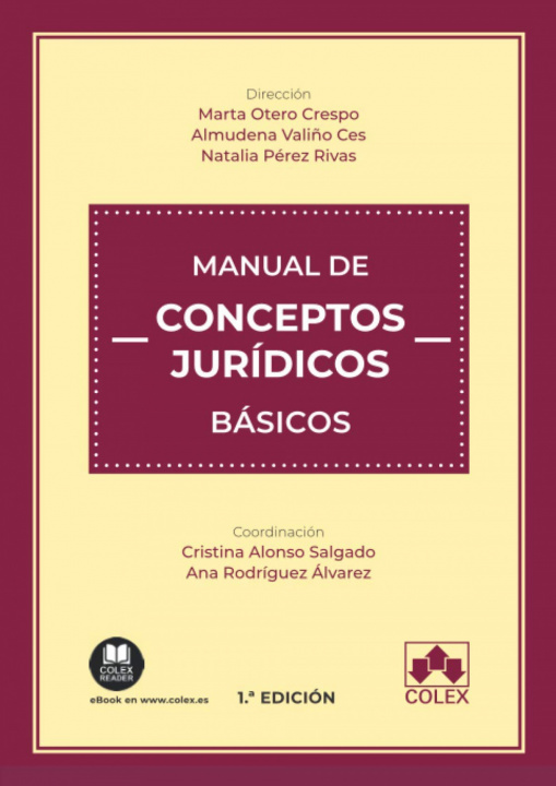 Könyv Manual de conceptos jurídicos básicos MARTA OTERO