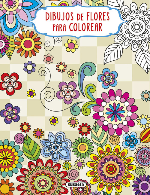 Knjiga Dibujos de flores para colorear - 1 