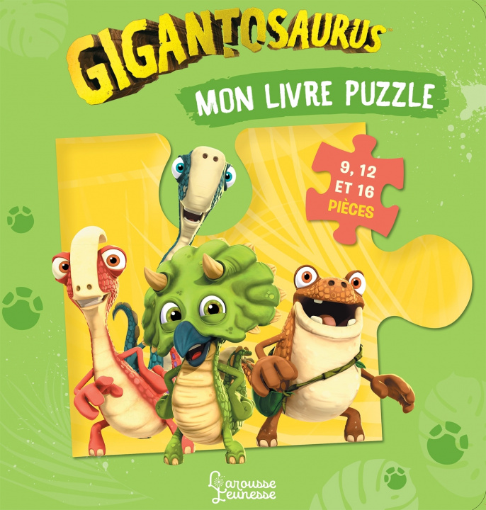Kniha Mon livre puzzle Gigantosaurus 