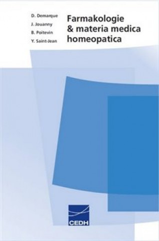 Kniha Farmakologie a materia medica homeopatica 