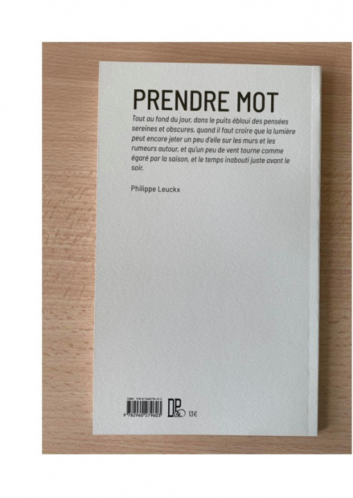 Knjiga Prendre mot Leuckx