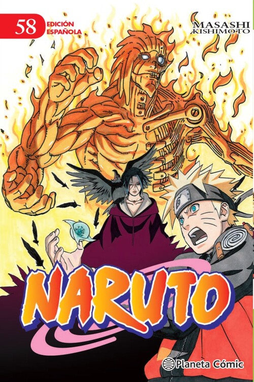 Kniha Naruto nº 58/72 Masashi Kishimoto