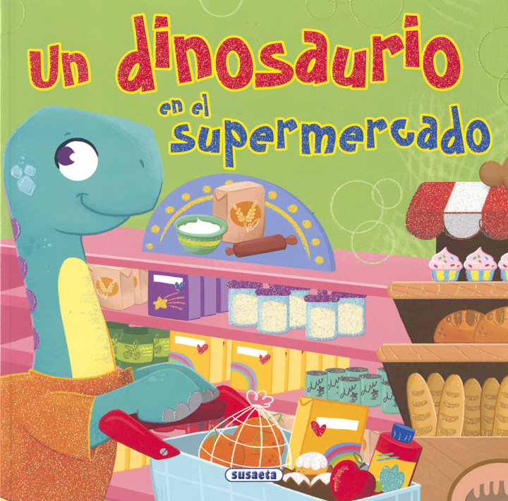 Carte Un dinosaurio en el supermercado 
