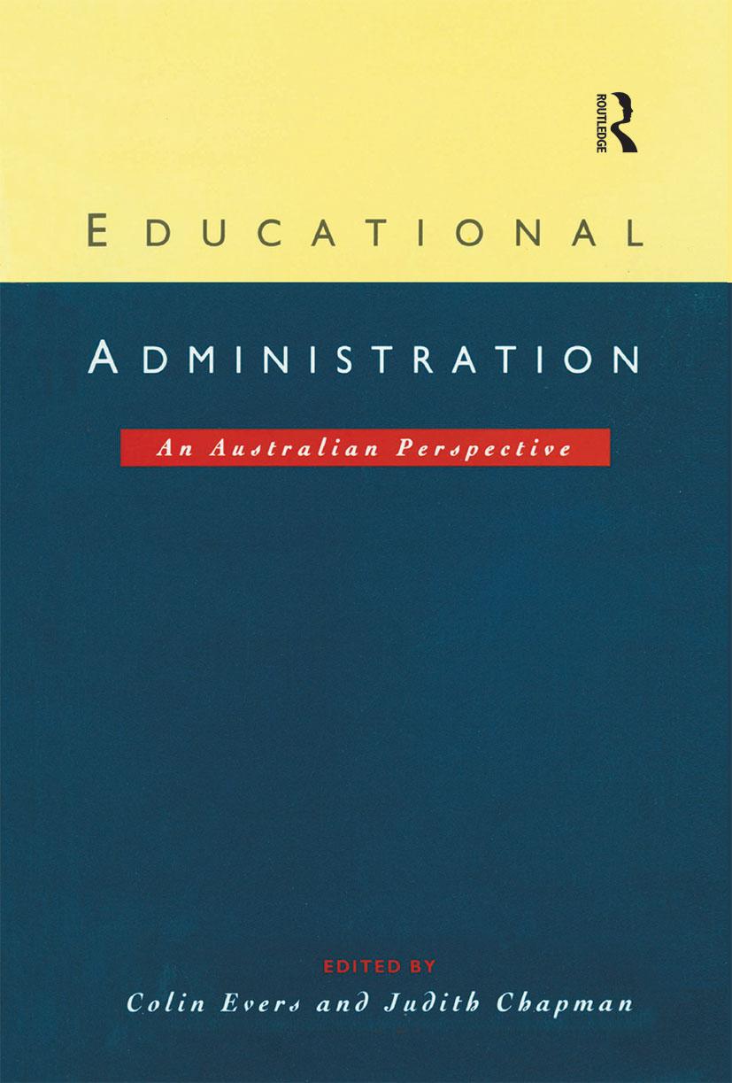 Knjiga Educational Administration Judith Chapman