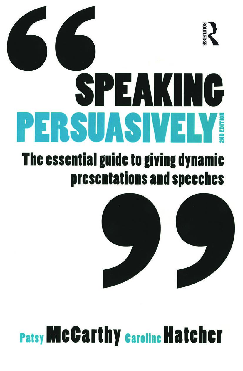 Knjiga Speaking Persuasively Patsy McCarthy