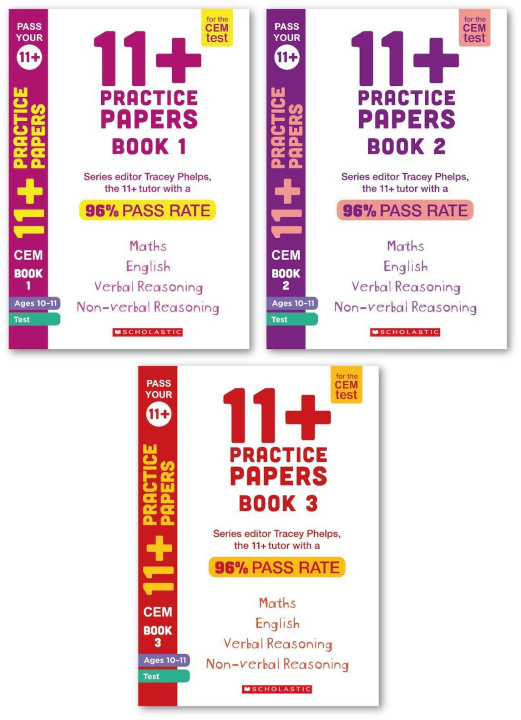 Carte 11+ Practice Papers for the CEM Test Bundle Tracey Phelps