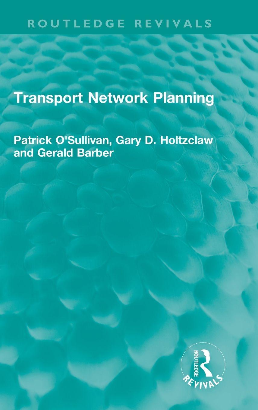 Книга Transport Network Planning Patrick O'Sullivan
