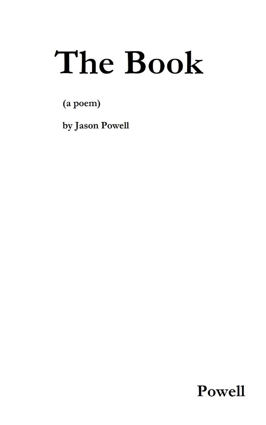 Kniha Book (a poem) JASON POWELL
