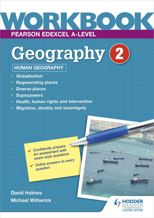 Kniha Pearson Edexcel A-level Geography Workbook 2: Human Geography David Holmes