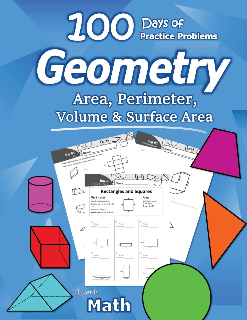 Kniha Humble Math - Area, Perimeter, Volume, & Surface Area HUMBLE MATH