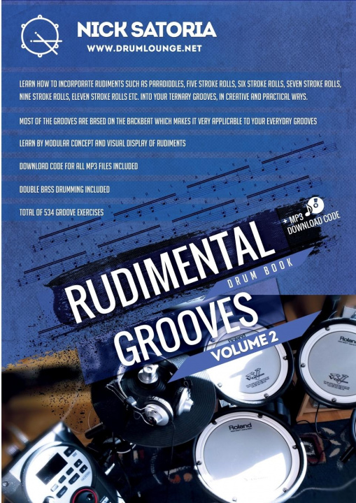 Βιβλίο Rudimental Grooves - Volume 2 NICK SATORIA