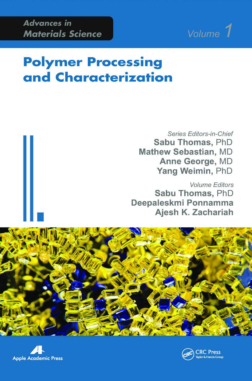 Knjiga Polymer Processing and Characterization Sabu Thomas