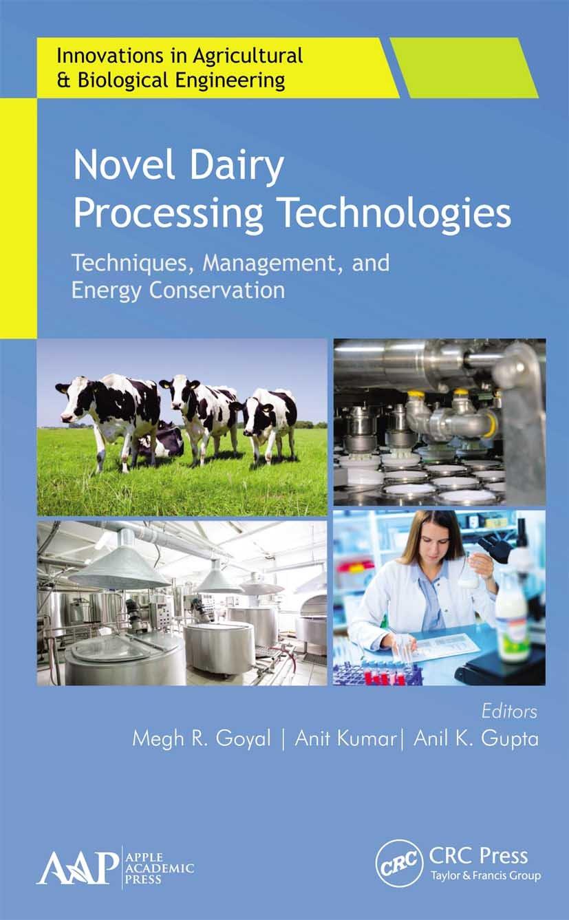 Knjiga Novel Dairy Processing Technologies Megh R. Goyal