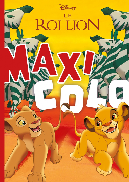 Carte LE ROI LION - Maxi Colo - Disney 