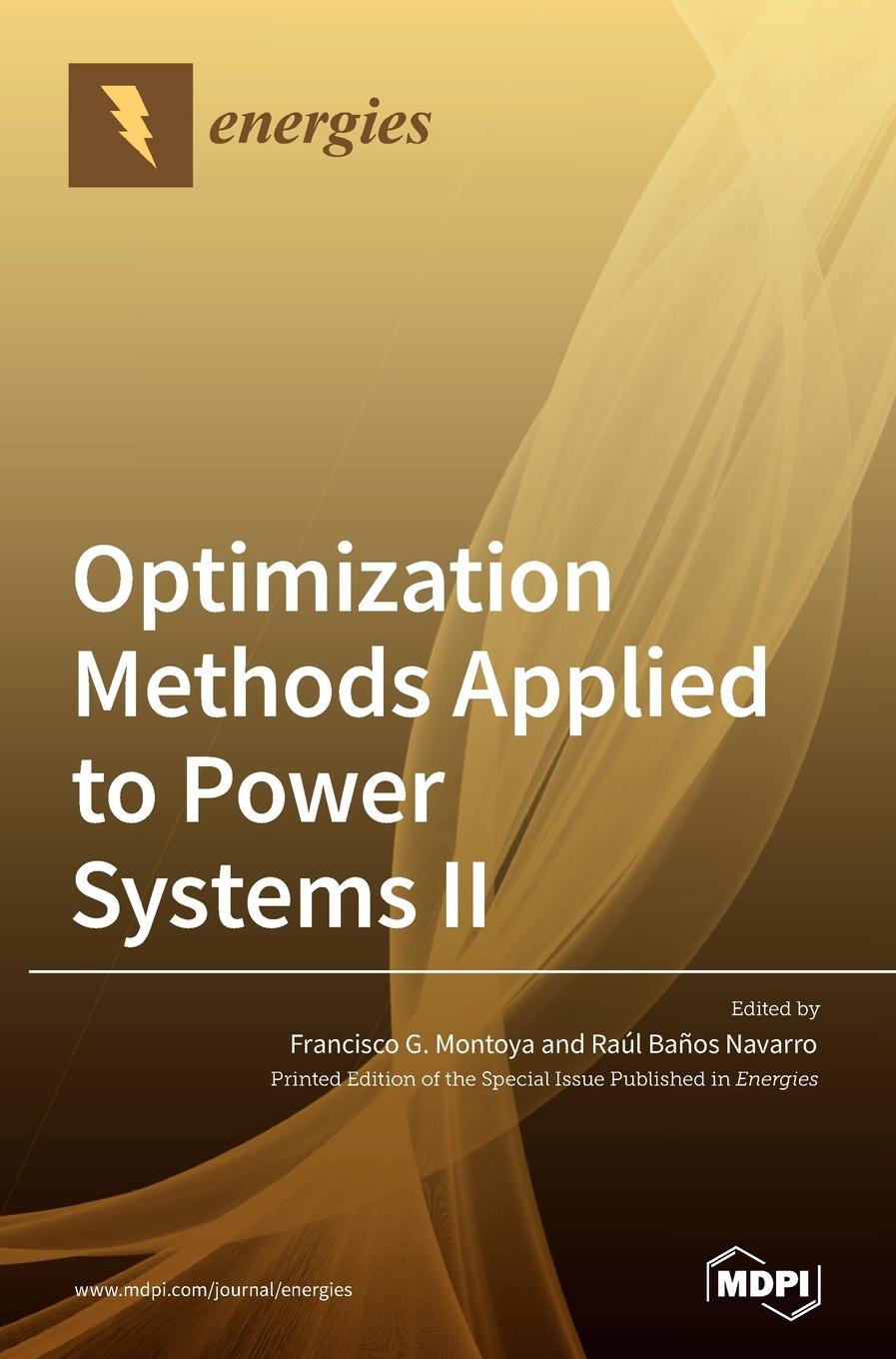 Book Optimization Methods Applied to Power Systems Ⅱ MONTOYA