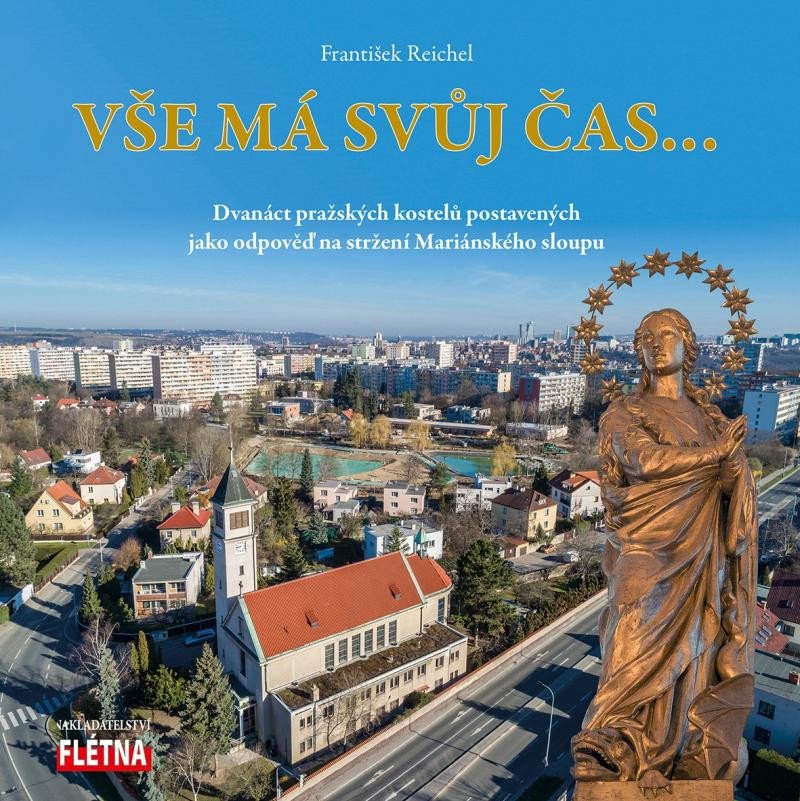 Kniha Vše má svůj čas... - Dvanáct pražských kostelů postavených jako odpověď na stržení Mariánského sloupu František Reichel
