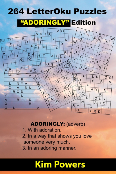 Book 264 LetterOku Puzzles "ADORINGLY" Edition Powers Kim Powers