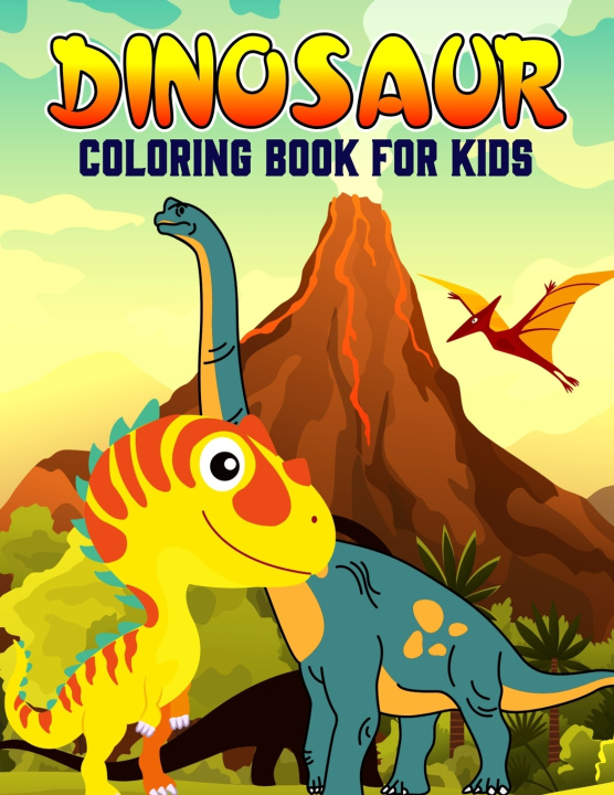 Kniha Dinosaur Coloring Book for Kids Studio Pixelart Studio
