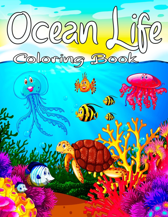 Knjiga Ocean Life Coloring Book Press SH Press