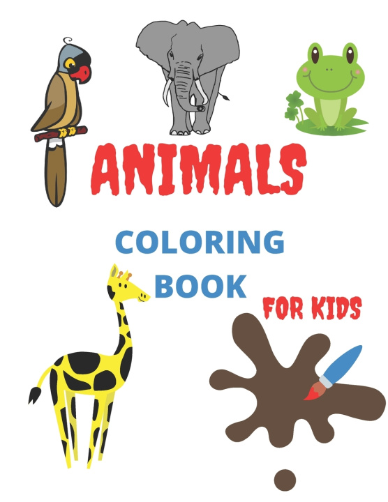 Book Animals Coloring Book for Kids Hut Coloring Hut