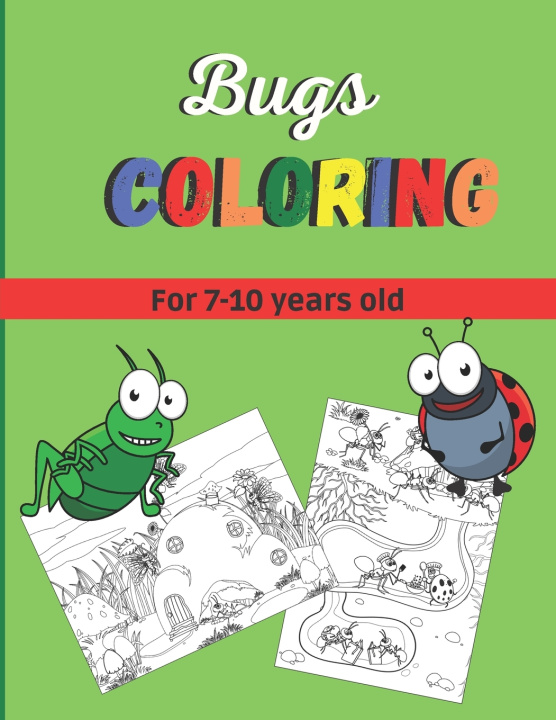 Knjiga Bugs coloring Editions Je m'amuse Editions