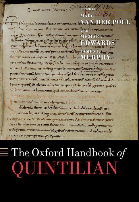Carte Oxford Handbook of Quintilian 