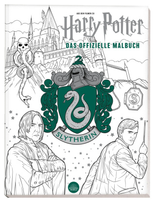 Книга Aus den Filmen zu Harry Potter: Das offizielle Malbuch: Slytherin 