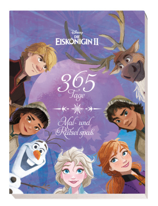 Książka Disney Die Eiskönigin 2: 365 Tage Mal- und Rätselspaß 