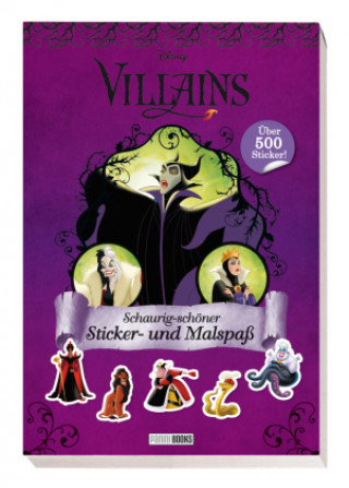 Книга Disney Villains: Schaurig-schöner Sticker- und Malspaß 