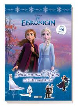 Könyv Disney Die Eiskönigin: Stickern und Malen mit Elsa und Anna 