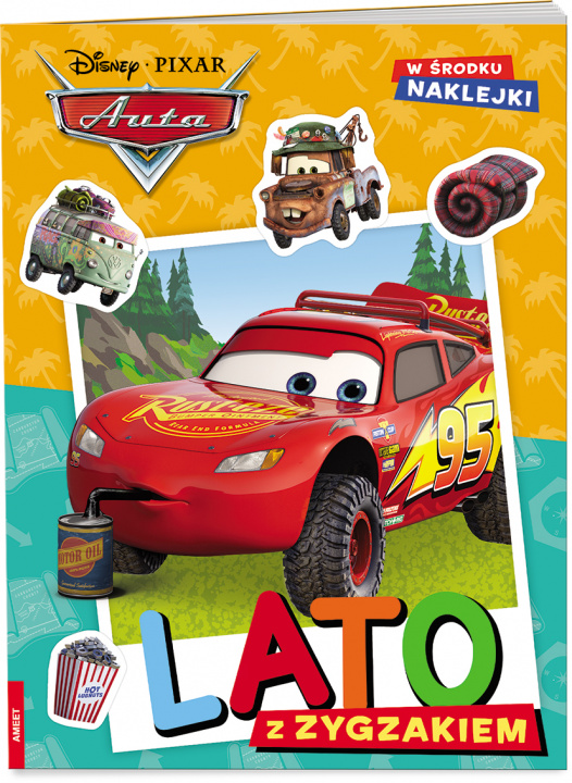 Livre Disney Pixar Auta Lato z zygzakiem OLAT-9101 Opracowania Zbiorowe