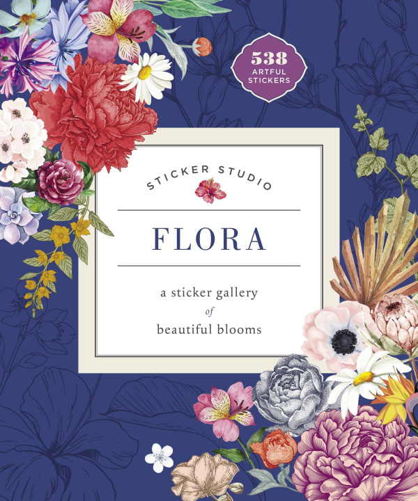 Kniha Sticker Studio: Flora 